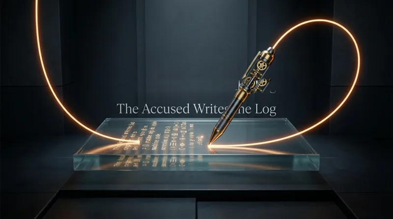 Cover art for episode 244: The Accused Writes the Log